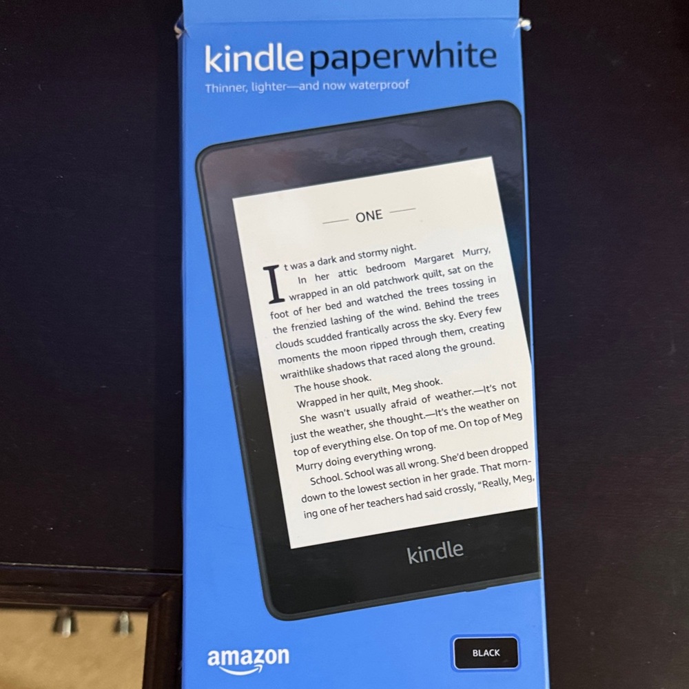 Amazon Kindle Paperwhite - Sleek Black